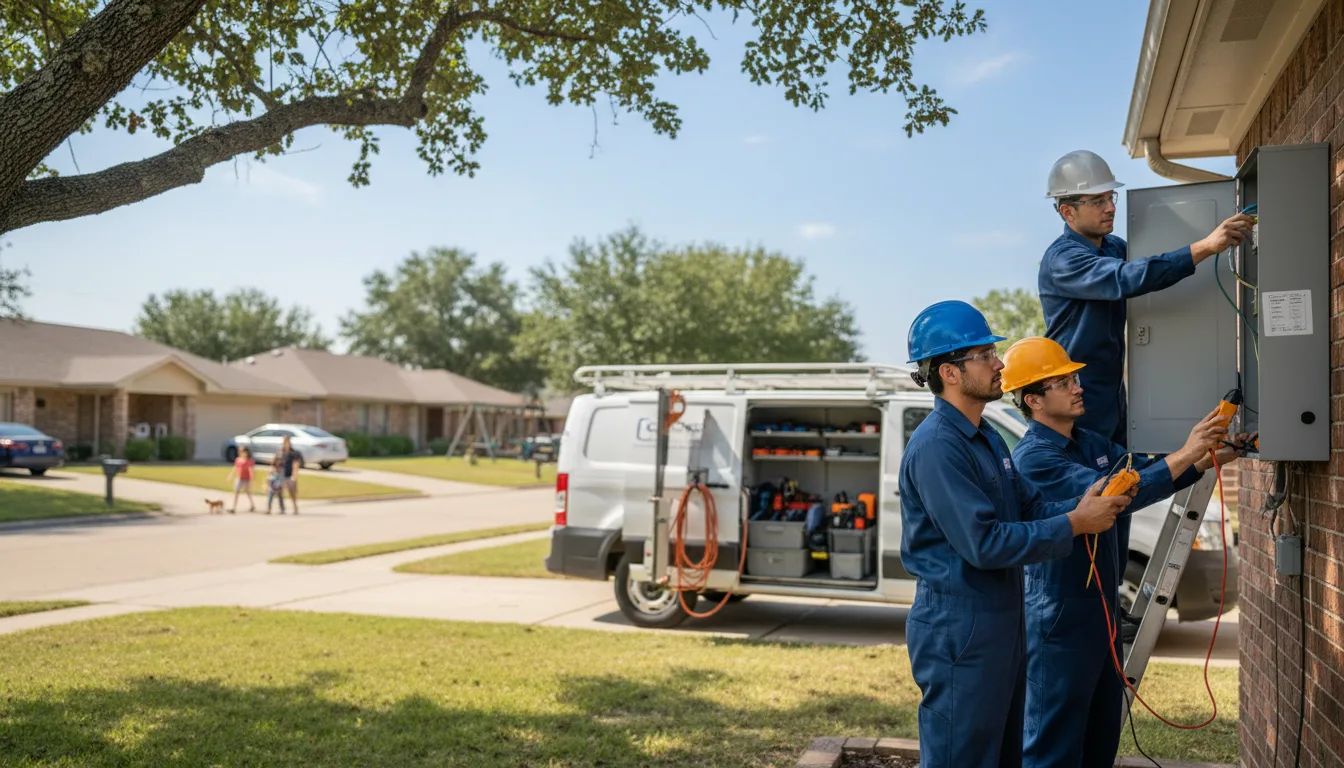 Certified electrician providing emergency electrical services in Perry, GA